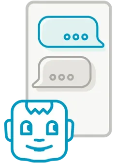 Pictogramă asistent AI